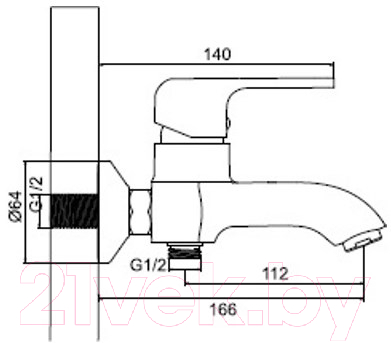 Смеситель Ledeme L3244