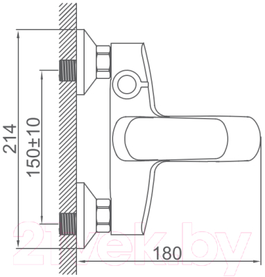 Смеситель Ledeme L3244