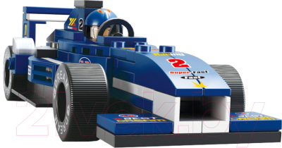 Конструктор Sluban Команда F1 Синяя Молния / M38-B0351 - фото