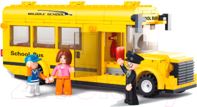Конструктор Sluban Школьный автобус / M38-B0507 - фото