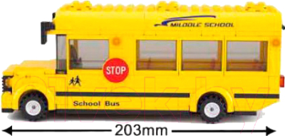 Конструктор Sluban Школьный автобус / M38-B0507
