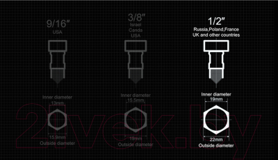 Смеситель Ledeme L4055B-3