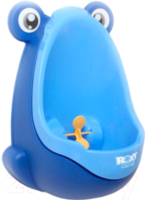 Детский писсуар ROXY-KIDS С прицелом / RBP-2129 (синий/голубой) - фото