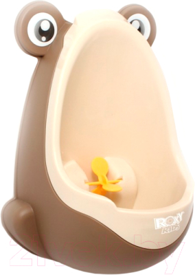 Детский писсуар ROXY-KIDS С прицелом / RBP-2129 (коричневый/бежевый) - фото