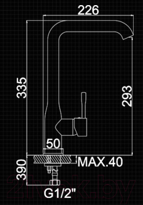 Смеситель Ledeme L4698-W