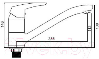 Смеситель Ledeme L4946