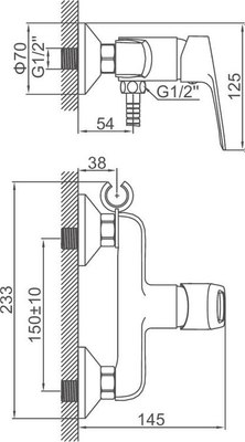 Гигиенический душ Ledeme L5249