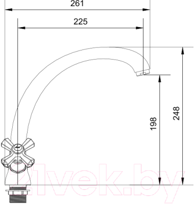 Смеситель Ledeme L5990