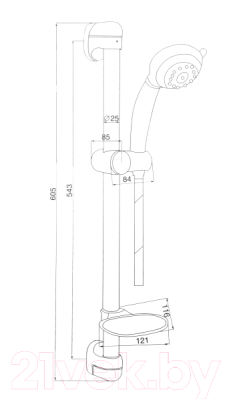 Душевой гарнитур Ledeme L8012