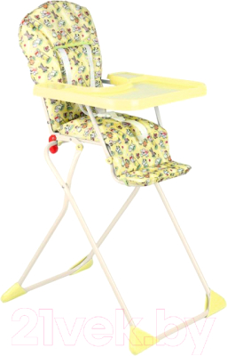 Стульчик для кормления GLOBEX Компакт New 140104 (желтый) - фото