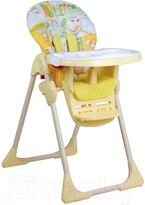 Стульчик для кормления GLOBEX Космик New 140704 (желтый) - фото
