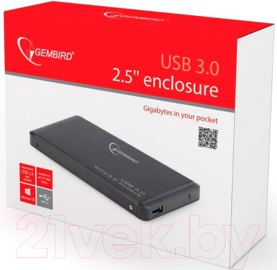 Бокс для жесткого диска Gembird EE2-U3S-2