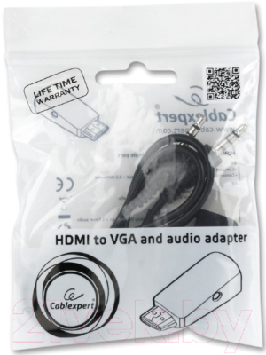 Адаптер Cablexpert A-HDMI-VGA-02
