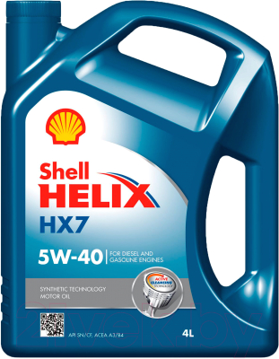 Моторное масло Shell Helix HX7 5W40 - фото