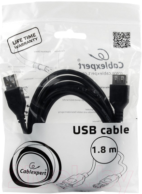 Удлинитель кабеля Cablexpert CCP-USB2-AMAF-6