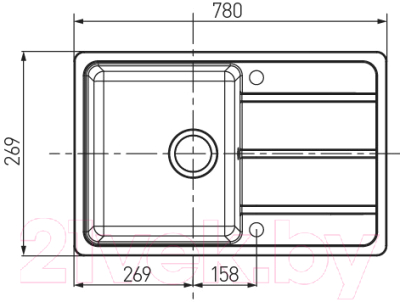 Мойка кухонная Акватон Аманда