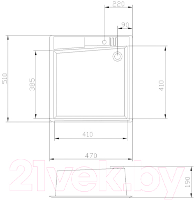 Мойка кухонная Акватон Парма