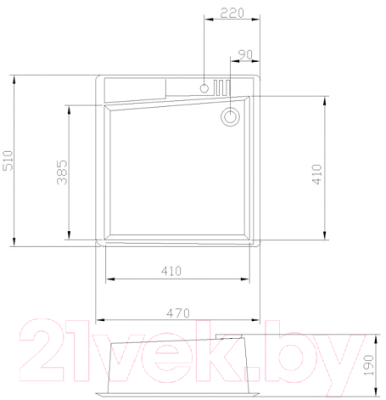 Мойка кухонная Акватон Парма