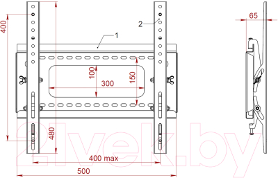 Кронштейн для телевизора PL 401.B