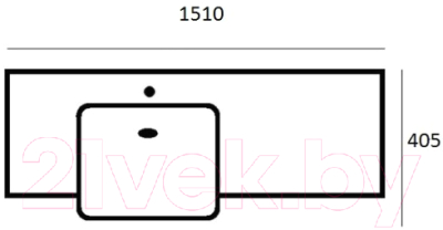 Умывальник Акватон Hotel B 151
