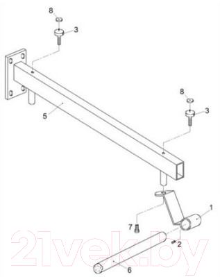 Кронштейн для умывальника Акватон Ричмонд 100 (1A156403RD000)