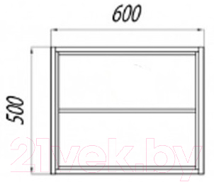 Шкаф для ванной Акватон Брук 60