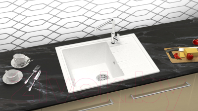 Мойка кухонная Berge BR-5850 (белый)