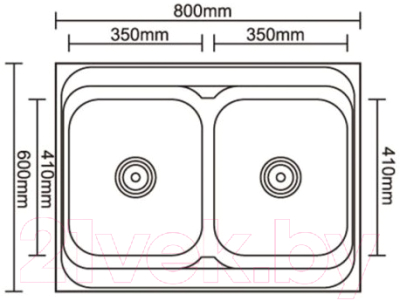 Мойка кухонная Ledeme L98060B