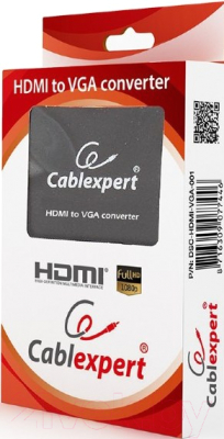 Конвертер цифровой Cablexpert DSC-HDMI-VGA-001