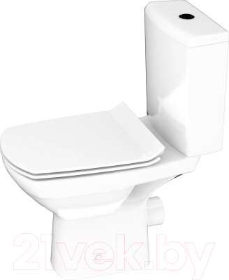 Унитаз напольный Cersanit Carina New Clean On 011 (S-KO-CAR011-3/5-COn-S-DL-w) - фото