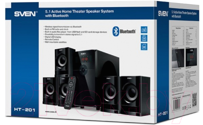 Мультимедиа акустика Sven HT-201