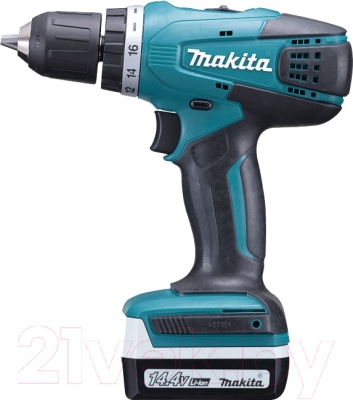 Профессиональная дрель-шуруповерт Makita DF347DWE