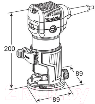 Профессиональный фрезер Makita RT0700CX2