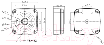 Монтажная коробка Dahua DH-PFA122