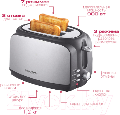 Тостер Endever Skyline ST-121