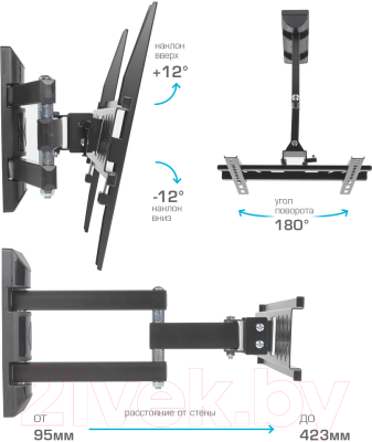 Кронштейн для телевизора Kromax Pixis-XS