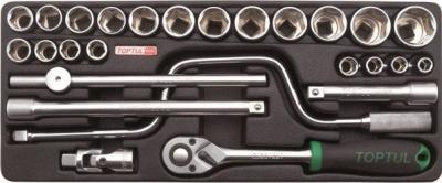 Универсальный набор инструментов Toptul GCAT2604 (26 предметов) - фото