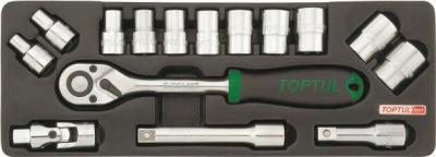 Универсальный набор инструментов Toptul GCAT1502 (15 предметов) - фото