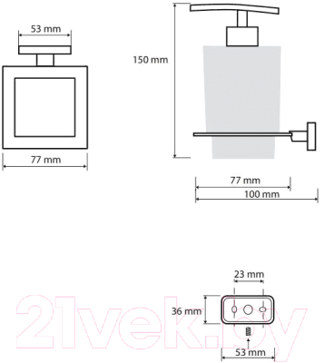 Дозатор для жидкого мыла Bemeta 153209049