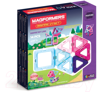 Конструктор магнитный Magformers Inspire Set / 704001 - фото