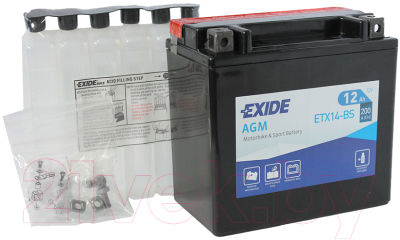 Мотоаккумулятор Exide ETX14-BS