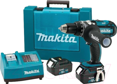 Профессиональная дрель-шуруповерт Makita DDF451RFE - фото