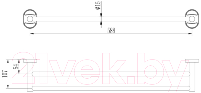 Держатель для полотенца Ledeme L1909-1