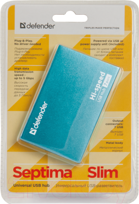USB-хаб Defender Septima Slim / 83505