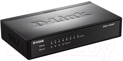 Коммутатор D-Link DES-1008P/C1A - фото