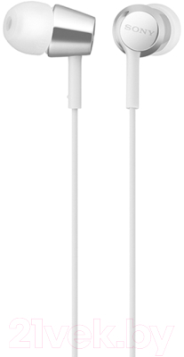 Наушники-гарнитура Sony MDR-EX155APW - фото