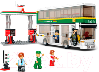 Конструктор Sluban Двухэтажный автобус / M38-B0331 - фото