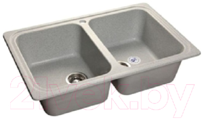 Мойка кухонная GranFest Standart GF-S780K (серый) - фото