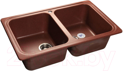 Мойка кухонная GranFest Standart GF-S780K (терракот) - фото