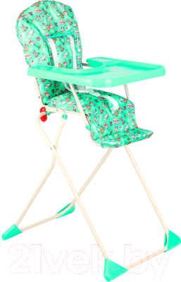 Стульчик для кормления GLOBEX Компакт New (зеленый) - фото
